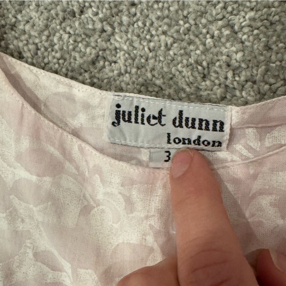 Juliet Dunn Shadow Flower Ombré Tie Dye Dress - Pink Size Medium / Large NWOT - Picture 6 of 11